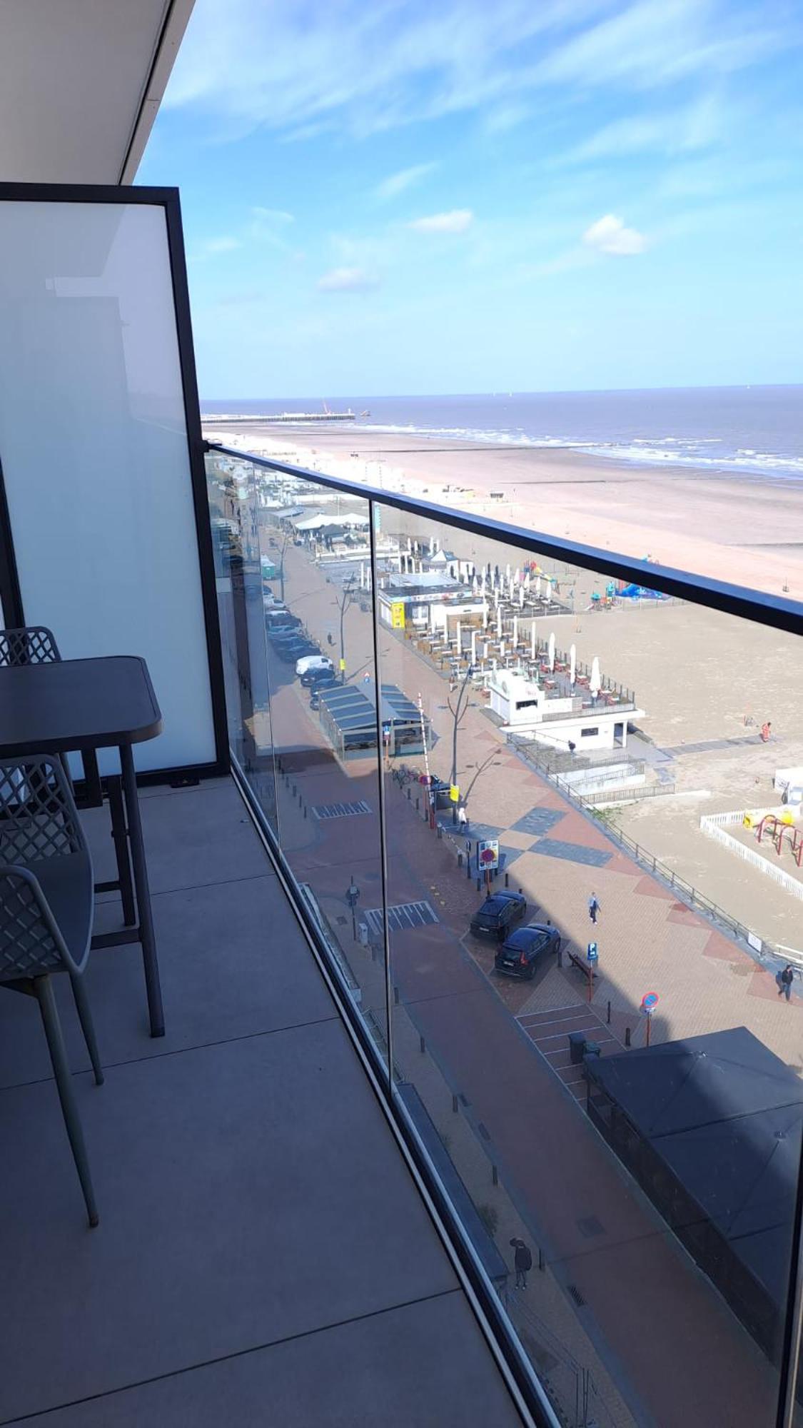 Modern Studio With Beautiful Sea View - 9Th Floor Бланкенберге Экстерьер фото